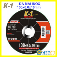 Đá Mài Inox K1 (Màu Xanh) 100x6x16mm M100X6