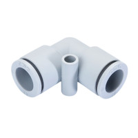 Đầu Nối Nhanh Khí Nén Cong Phi 10 mm Màu Trắng CDC MPUL 10-W