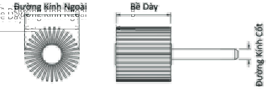[Mã Ngừng Kinh Doanh] Nhám Xếp Trụ KHA 40x25x6mm Độ Hạt 40_drawing