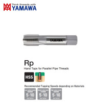 Mũi Taro Tay thẳng ren ống Rp 3/8''-19 YAMAWA TH2RP06