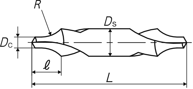 Mũi Khoan Tâm 1xRx3.15 YAMAWA CE1.0RI_drawing