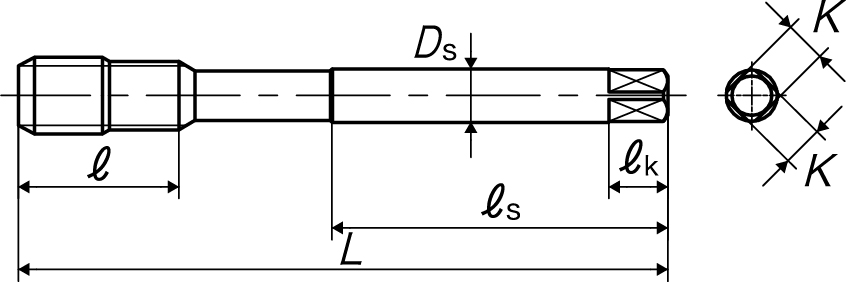 Mũi Taro Xoắn HVSP P4 M14x2 YAMAWA SY014QSEEXJ_drawing