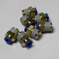 Đầu Nối Nhanh Khí Nén Xanh Phi 4 mm 1/4" CDC MPC 0402