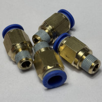 Đầu Nối Nhanh Khí Nén Xanh Phi 8 mm 1/8