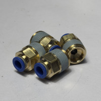 Đầu Nối Nhanh Khí Nén Xanh Phi 8 mm 1/2