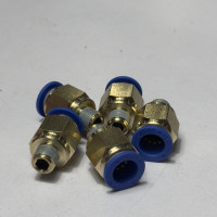 Đầu Nối Nhanh Khí Nén Xanh Phi 10 mm 1/8