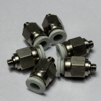 Đầu Nối Nhanh Khí Nén Trắng Phi 6 mm M5 CDC MPC 06M5N-W