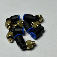 Đầu Nối Nhanh Khí Nén Cong Đen Phi 4 mm Ren Ngoài M5 CDC MPL 04M5