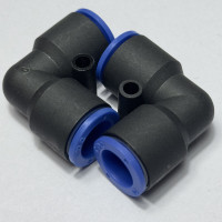 Đầu Nối Nhanh Khí Nén Cong Phi 12 mm Màu Đen CDC MPUL 12