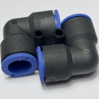 Đầu Nối Nhanh Khí Nén Cong Phi 16 mm Màu Đen CDC MPUL 16