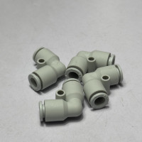 Đầu Nối Nhanh Khí Nén Cong Phi 6 mm Màu Trắng CDC MPUL 06-W
