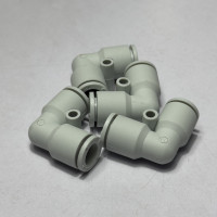 Đầu Nối Nhanh Khí Nén Cong Phi 8 mm Màu Trắng CDC MPUL 08-W