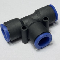 Đầu Nối Nhanh Khí Nén Chữ T Phi 12 mm Màu Đen CDC MPUT 12