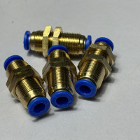 Đầu Nối Nhanh Khí Nén Xuyên Vách Phi 6 mm CDC PMM 06