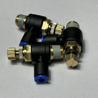 Van Tiết Lưu Khí Nén Phi 4 mm Ren Ngoài 1/8