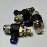 Van Tiết Lưu Khí Nén Phi 4 mm Ren Ngoài 1/4