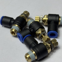 Van Tiết Lưu Khí Nén Phi 6 mm Ren Ngoài 1/8