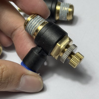 Van Tiết Lưu Khí Nén Phi 6 mm Ren Ngoài 1/4