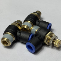 Van Tiết Lưu Khí Nén Phi 8 mm Ren Ngoài 1/4