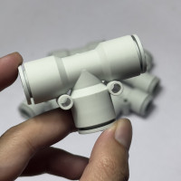 Đầu Nối Nhanh Khí Nén Chữ T Phi 12 mm Màu Trắng CDC MPUT 12-W