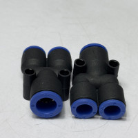 Đầu Nối Nhanh Khí Nén Chữ Y Phi 10x8 mm Màu Đen CDC MPW 1008