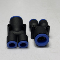 Đầu Nối Nhanh Khí Nén Chữ Y Phi 12x8 mm Màu Đen CDC MPW 1208
