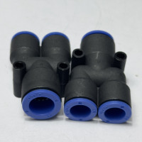 Đầu Nối Nhanh Khí Nén Chữ Y Phi 12x10 mm Màu Đen CDC MPW 1210
