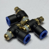 Van Tiết Lưu Khí Nén Phi 8 mm Ren Ngoài 1/8" CDC MSC 0801