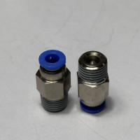 Đầu Nối Nhanh Khí Nén Tự Ngắt Phi 6 mm 1/4" CDC SPC 0602