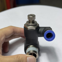 Van Tiết Lưu Khí Nén Ø10 (R1/2-R1/4) CDC PVSC 1004