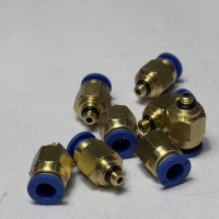 Đầu Nối Nhanh Khí Nén Xanh Phi 6 mm M5 CDC MPC 06M5