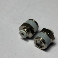 Đầu Nối Nhanh Khí Nén Trắng Phi 4 mm 3/8