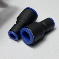 Đầu Nối Nhanh Khí Nén Giảm Phi 12x08 mm Màu Đen CDC MPG 1208