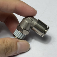 Đầu Nối Nhanh Khí Nén Đồng Cong Phi 8 mm-1/4 inch CDC BPL 08R02