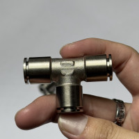 Đầu Nối Nhanh Khí Nén Chữ T Đồng Phi 10mm CDC BUT 1000