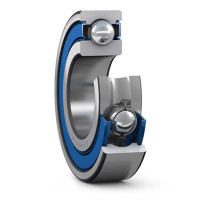 Vòng Bi Cầu Rãnh Sâu Inox SKF W 6206-2RS1/VP311 (30x62x16) Phốt Cao Su NBR Tiếp Xúc (Hai Bên)