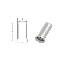 Cosse Pin Rỗng Trần 16mm KST EN16-6