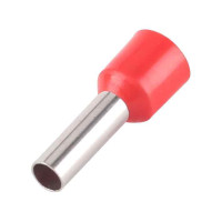 Cosse Pin Rỗng Nhựa 1.5mm Màu Đỏ KST E1518-RED