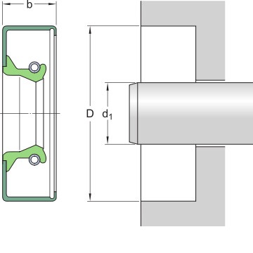 Phớt Chắn Dầu SKF 11366_drawing