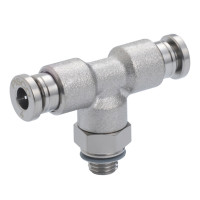 Đầu Nối Nhanh Khí Nén Dạng Chữ T Ren Ngoài Pisco KB4-M5-1