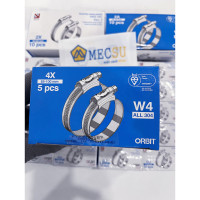 Đai Siết Cổ Dê Inox 304 - Orbit Dùng Cho Ống 85-100mm
