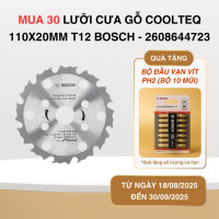 Lưỡi Cưa Gỗ CoolTeq 110X1.6/1.0X20mm T12 Bosch 2608644723