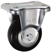 Bánh Xe Cao Su Cố Định Không Phanh D75 UKAI SK-75