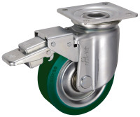Bánh Xe Tải Nặng PU Xoay Có Phanh D100 UKAI RFJMB-100