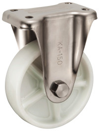 Bánh Xe Nylon Càng Inox Cố Định Không Phanh D150 UKAI PBDKA-150