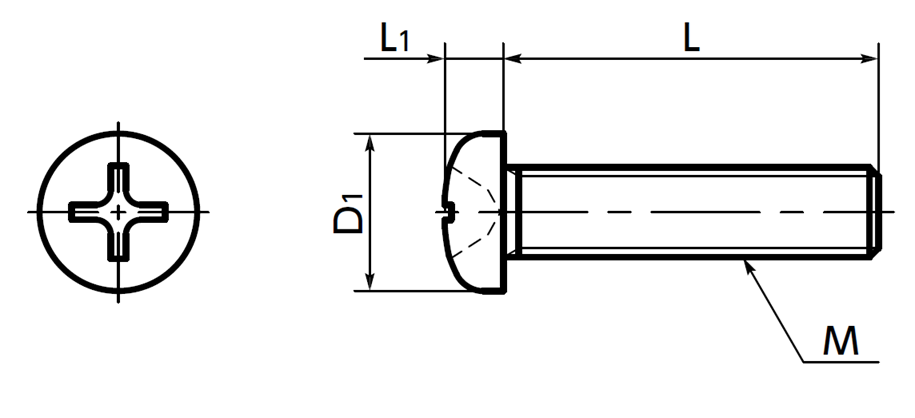 Bulong Pake Đầu Tròn Nhựa PPS M3x12 NBK Dòng SPE-P_drawing
