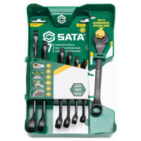 Bộ Cờ Lê 2 Đầu Thép Đen Sata 47530