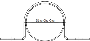 Cùm Omega Inox 304 (DN125) Ø141mm_drawing