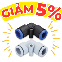 Đầu Nối Khí Cong Không Ren