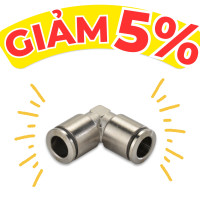 Đầu Nối Khí Cong Đồng Không Ren